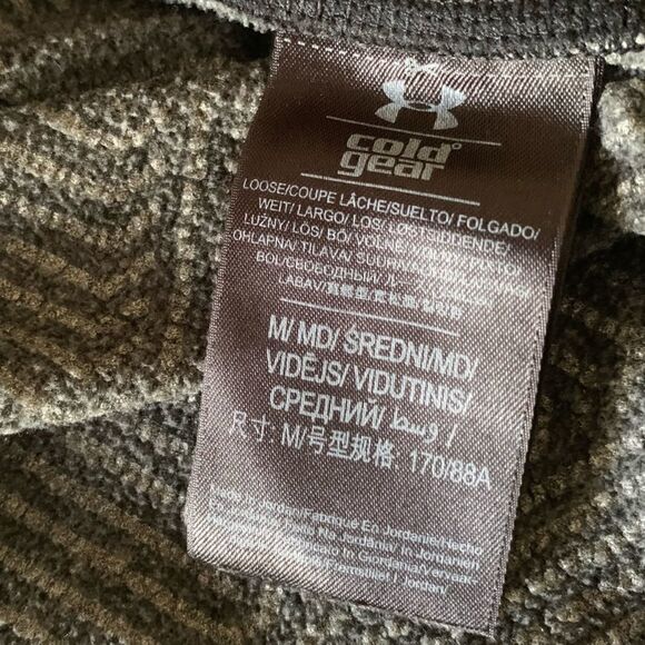 Under Armour Loose Fit ColdGear Pullover Fleece Lined Sz M - Picture 6 of 6